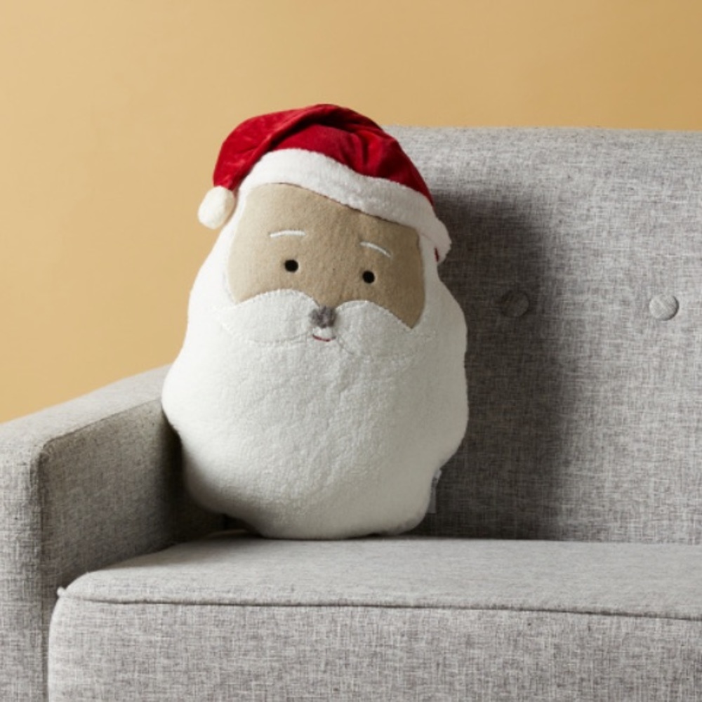 SINCERELY SANTA 14x20 Santa Shaped Pillow